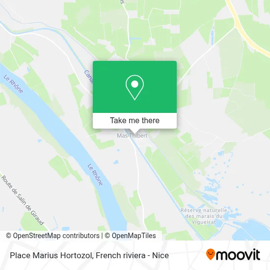 Place Marius Hortozol map