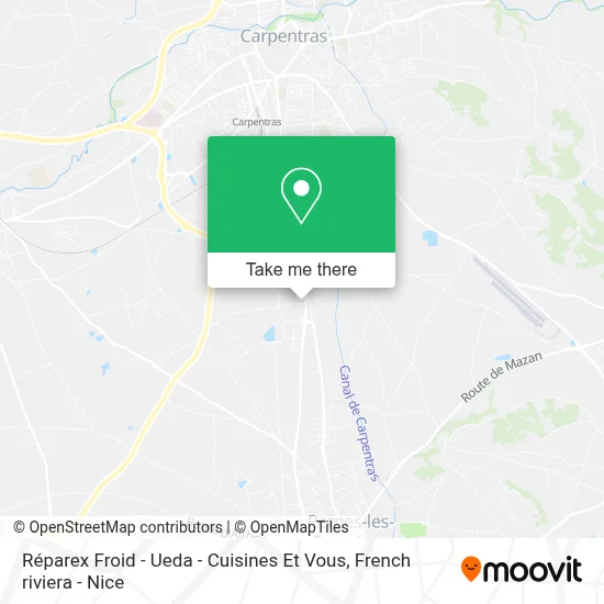 Réparex Froid - Ueda - Cuisines Et Vous map