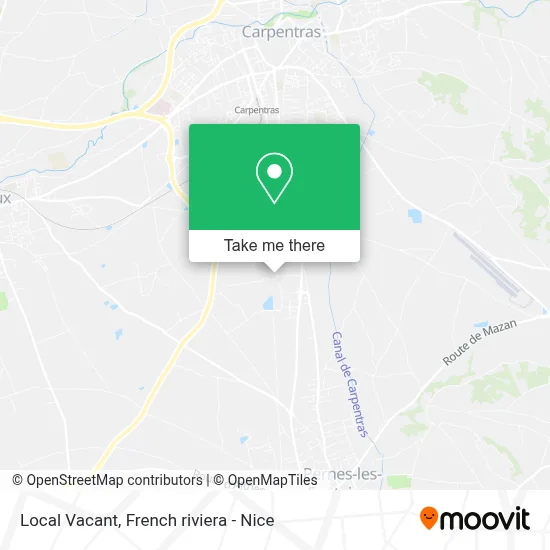 Local Vacant map