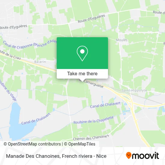 Manade Des Chanoines map
