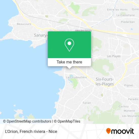 L'Orion map