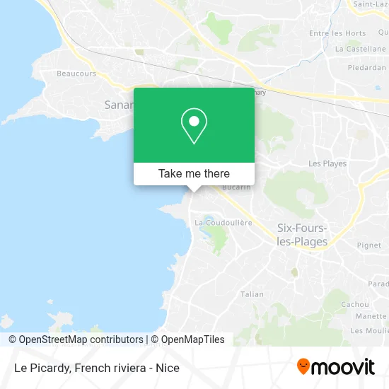 Le Picardy map