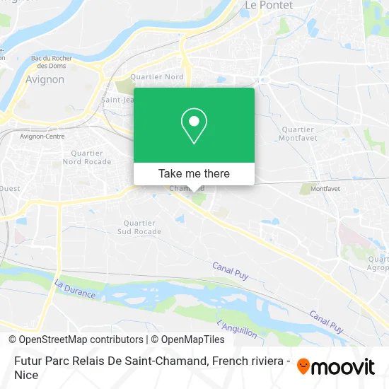 Futur Parc Relais De Saint-Chamand map