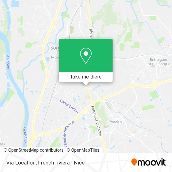 Via Location map