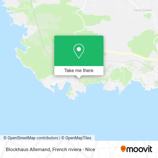 Blockhaus Allemand map