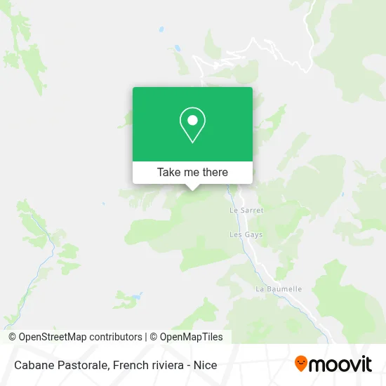 Cabane Pastorale map