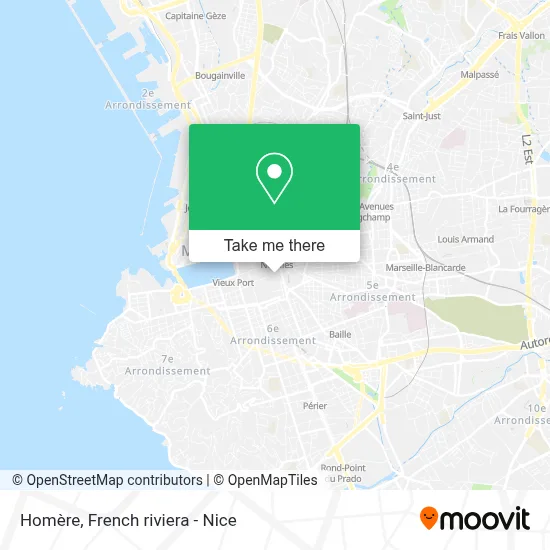 Homère map