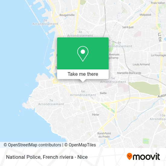 Police Nationale map