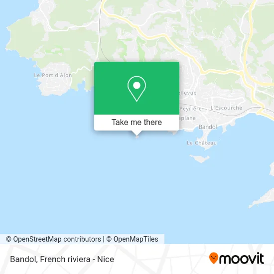 Bandol map