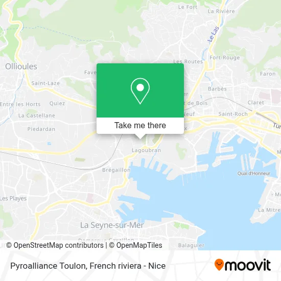 Pyroalliance Toulon map