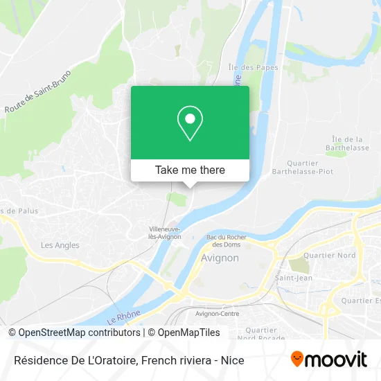 Résidence De L'Oratoire map