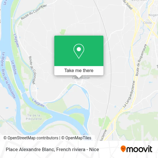 Place Alexandre Blanc map