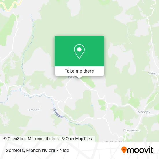 Sorbiers map