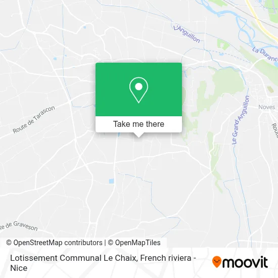 Mapa Lotissement Communal Le Chaix