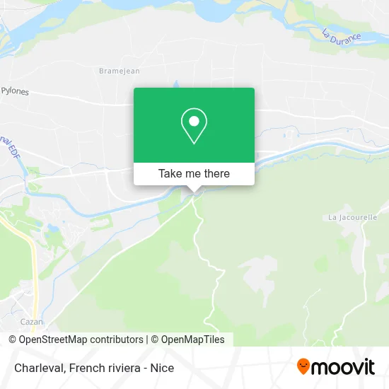 Charleval map