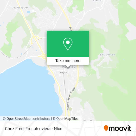 Chez Fred map