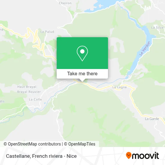Castellane map