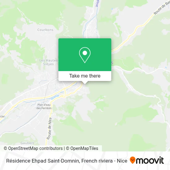 Résidence Ehpad Saint-Domnin map