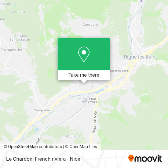 Le Chardon map