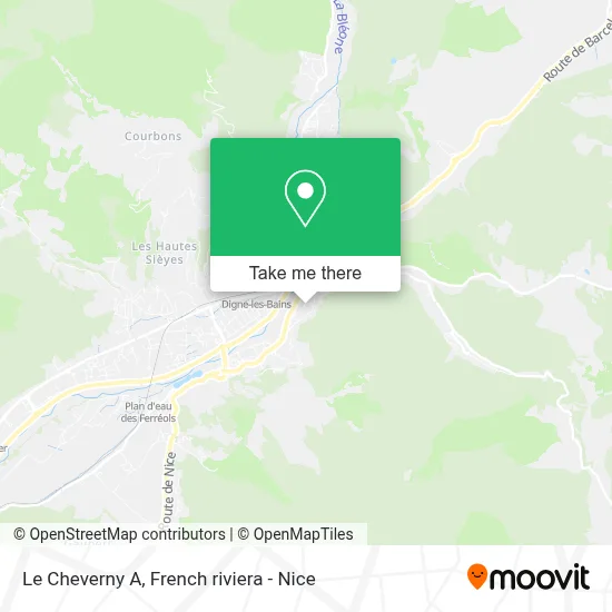 Le Cheverny A map