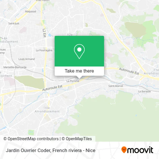 Jardin Ouvrier Coder map