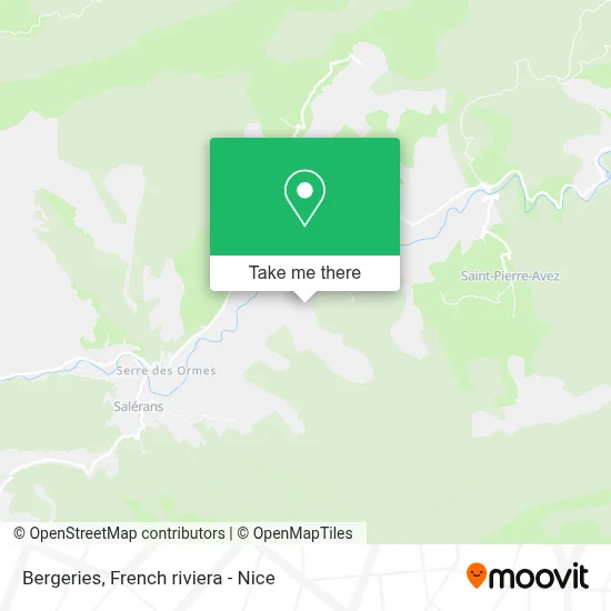 Bergerie map