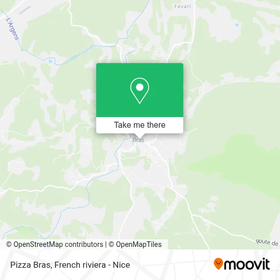 Pizza Bras map