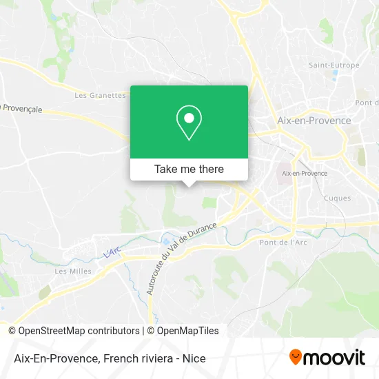 Aix-En-Provence map
