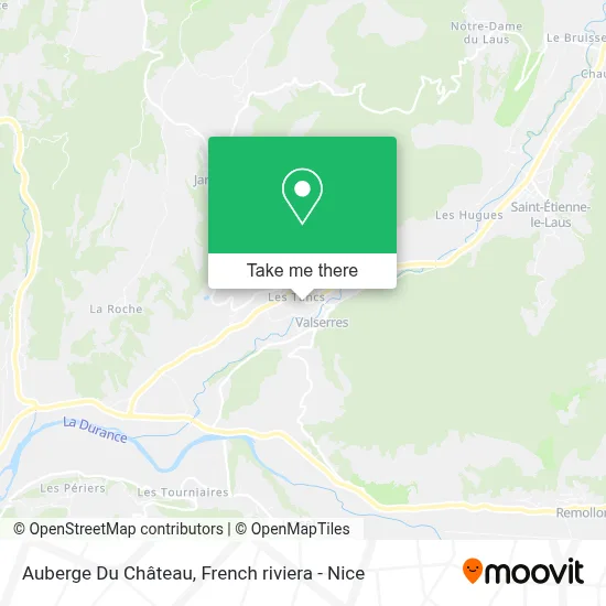 Auberge Du Château map