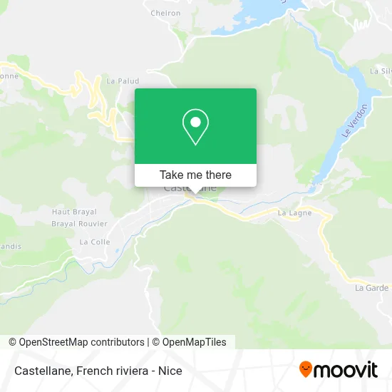 Castellane map