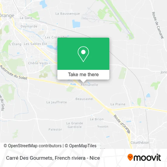 Carré Des Gourmets map