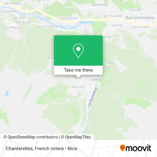 Chanterelles map