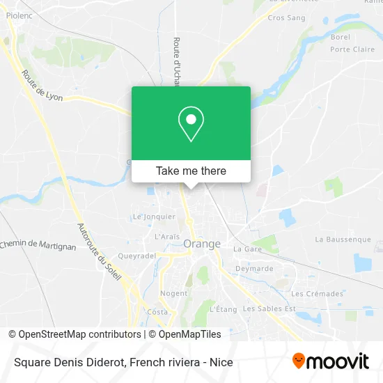 Square Denis Diderot map