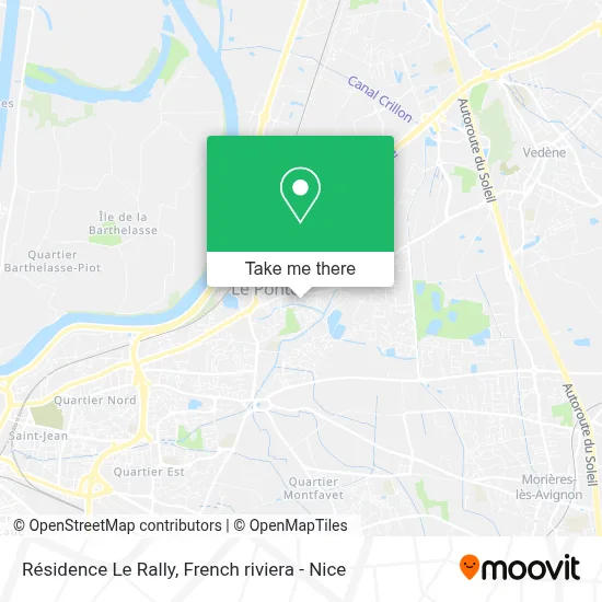 Résidence Le Rally map