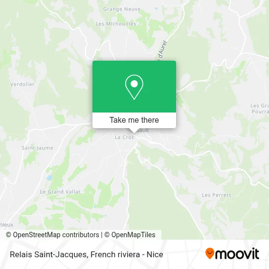 Relais Saint-Jacques map