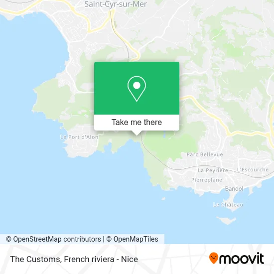 La Douane map