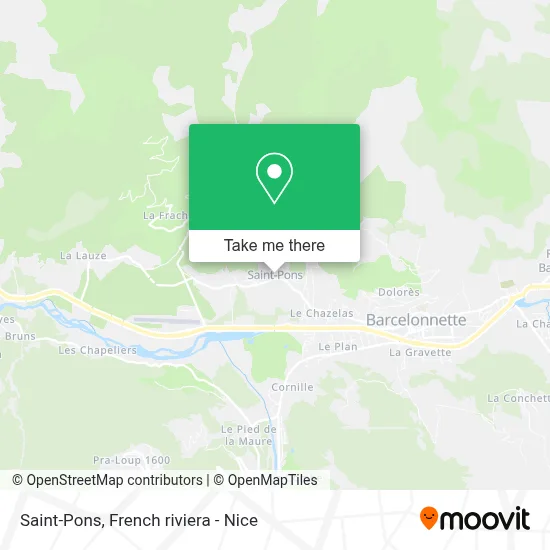 Saint-Pons map