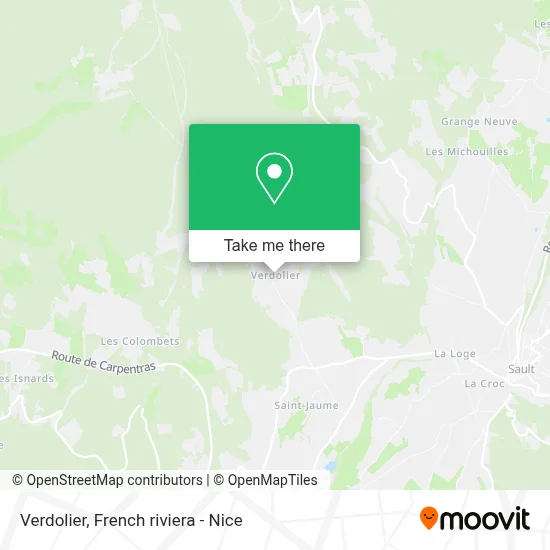 Verdolier map