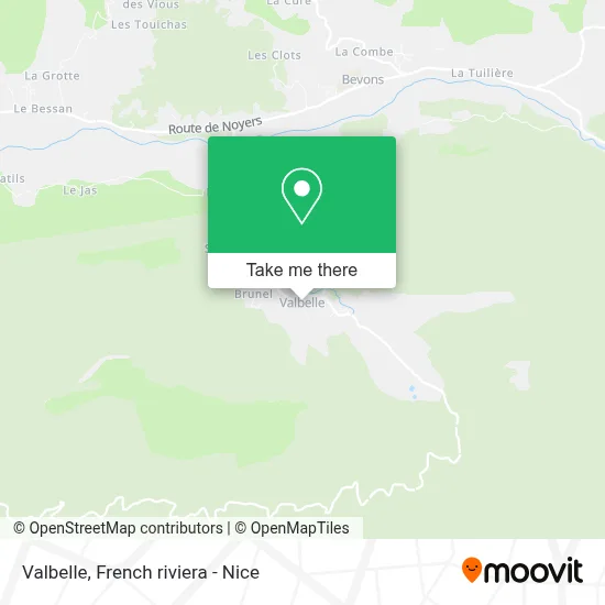 Valbelle map