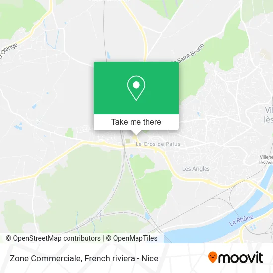 Zone Commerciale map