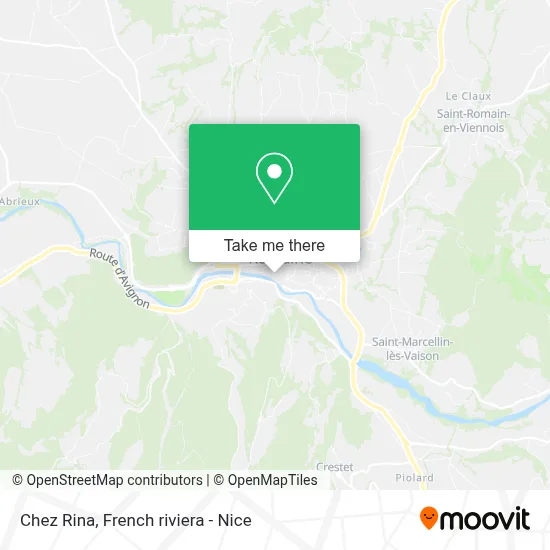 Chez Rina map