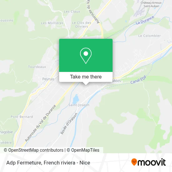 Adp Fermeture map