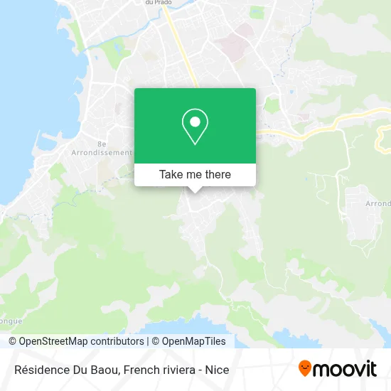 Résidence Du Baou map
