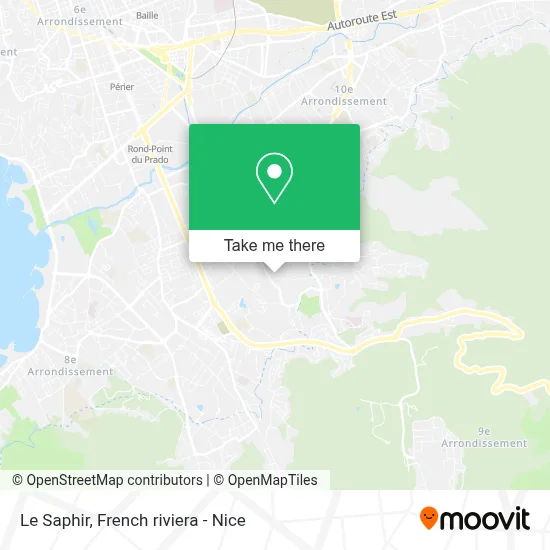 Le Saphir map