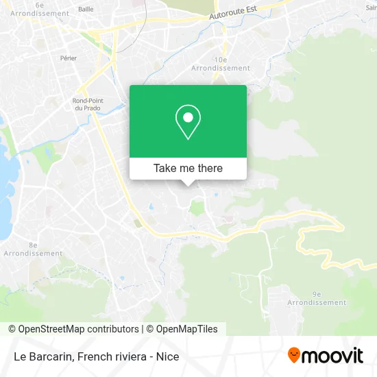 Le Barcarin map
