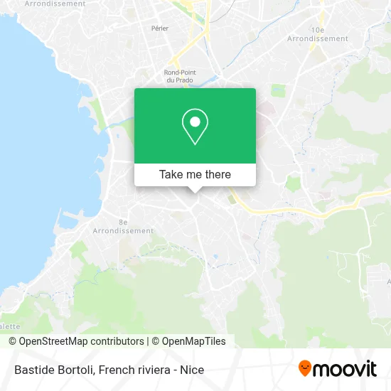 Bastide Bortoli map