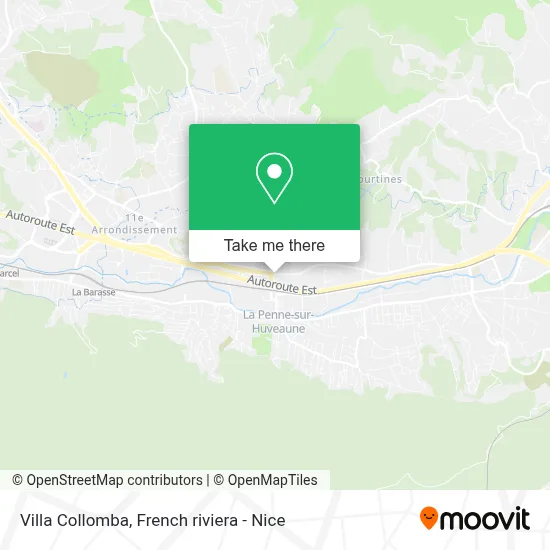 Villa Collomba map