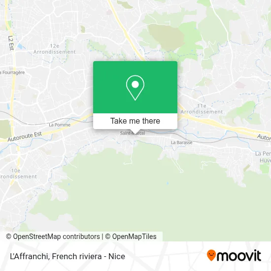 L'Affranchi map