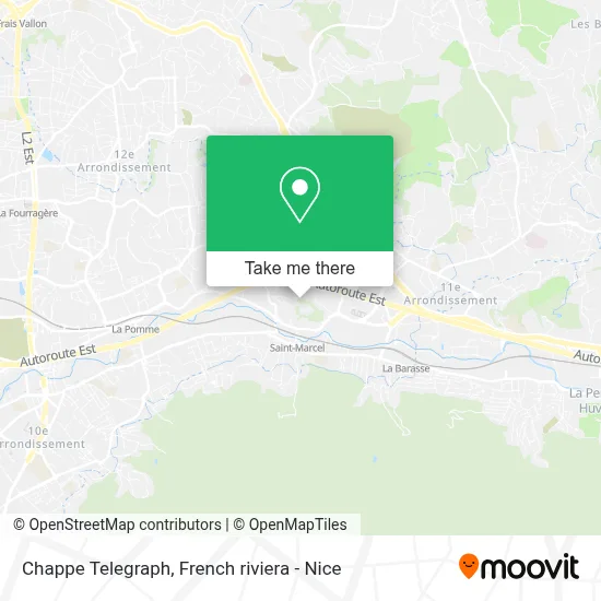 Télégraphe Chappe map