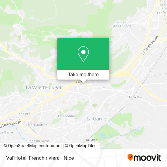 Val'Hotel map